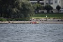 Personensuche im Rhein bei Koeln Rodenkirchen P174